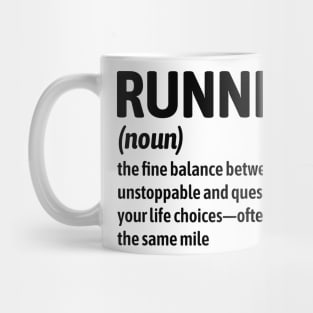Running - Funny Definition Mug
